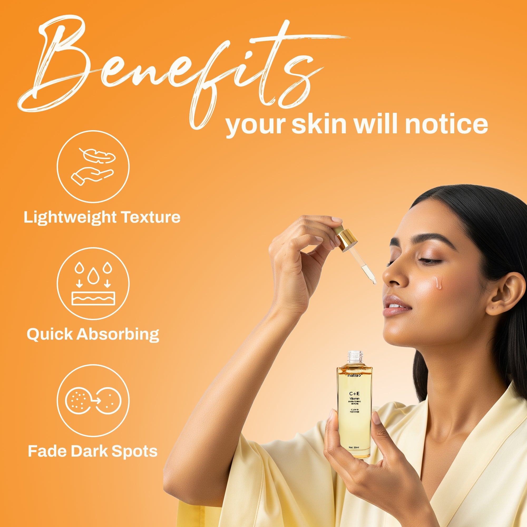 Maliao Vitamin C+E Brightening Serum Face